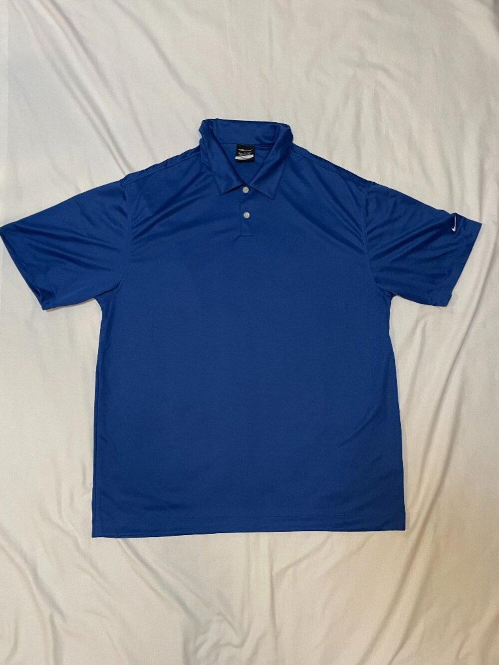 Nike Dri FIT Golf Polo Mens XL Royal Blue 373749-493